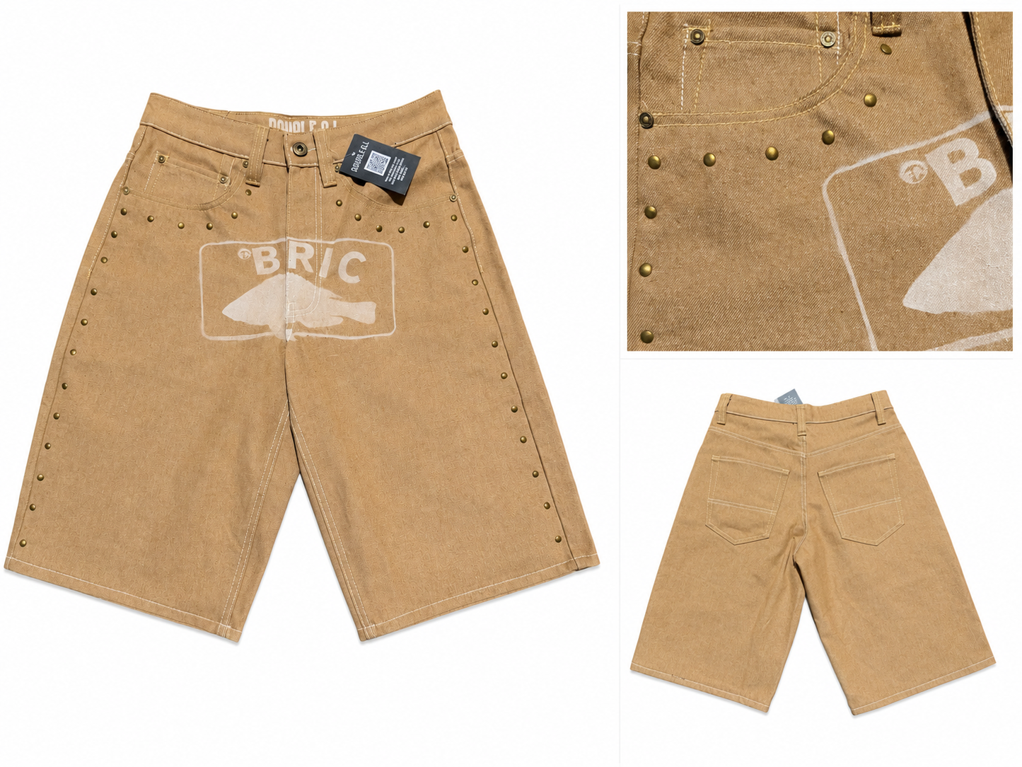 Kahki Denim Short