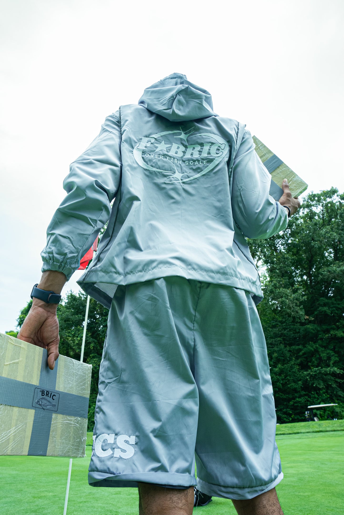 Fabric Over Fish Scale Wind Breakers