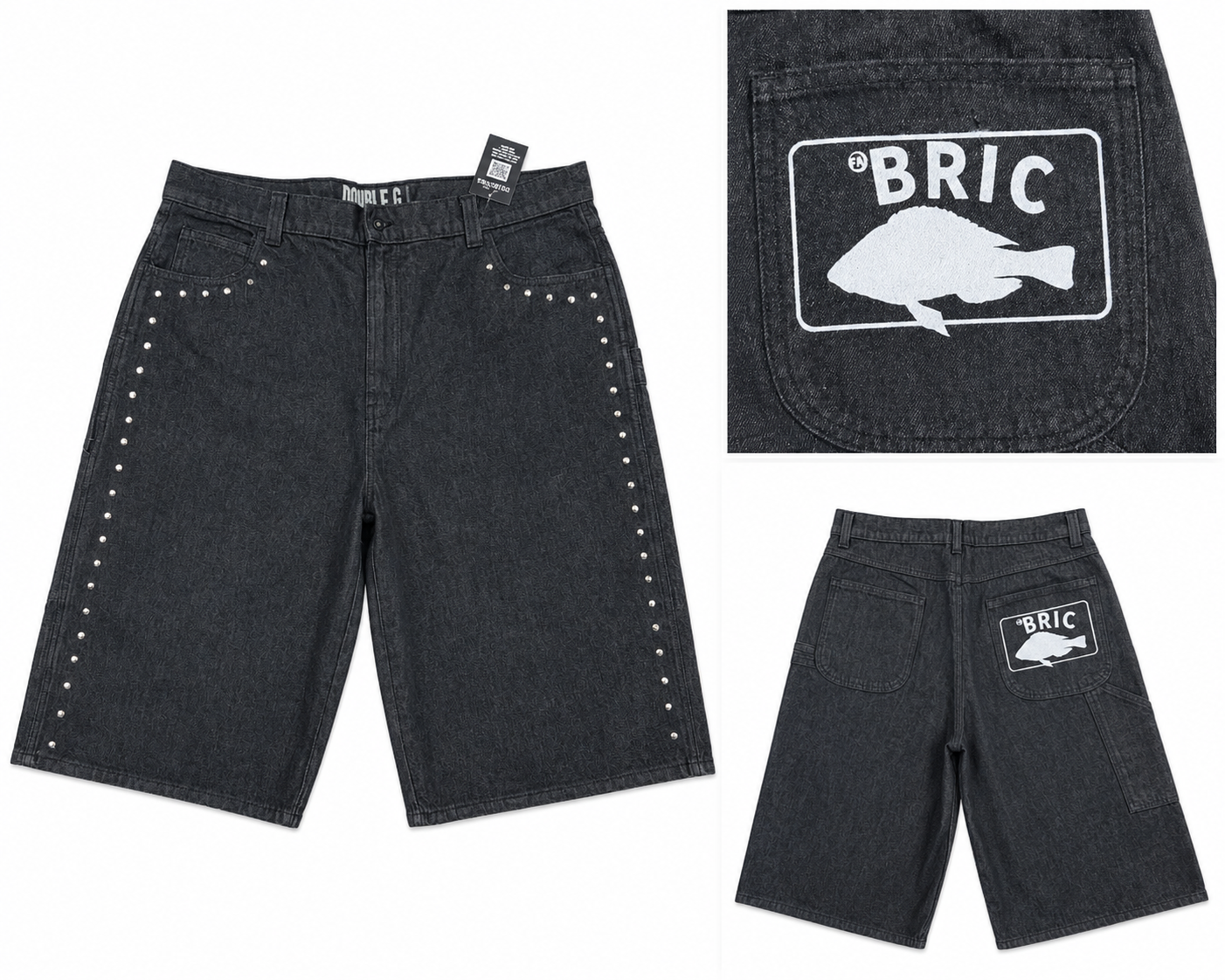 All Black Bric Jorts