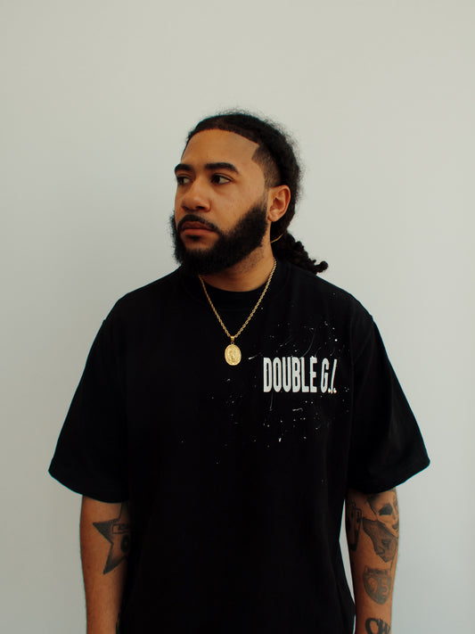 "Bric No K 4" Black Heavy Box Tee