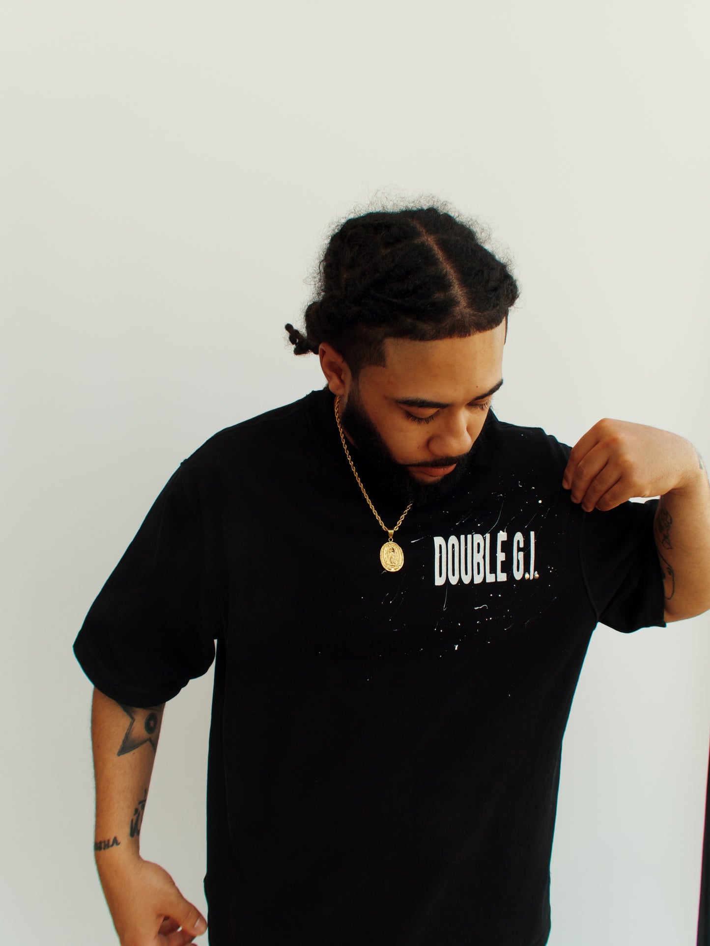 "Bric No K 4" Black Heavy Box Tee